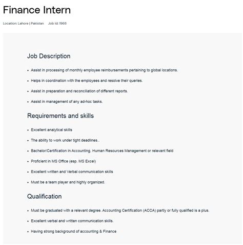 Finance Intern Jobs in Afiniti 2024 Job Advertisement Pakistan