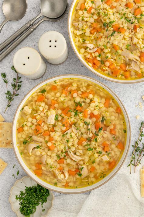 Chicken and Stars Soup (Quick and Easy!) - The Clean Eating Couple