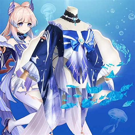 Buy Genshin Impact Raiden Shogun Cosplay Costume, Sucrose Cosplay ...