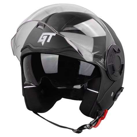 Steelbird SBH-31 GT Dashing ISI Certified Open Face Helmet for Men and ...