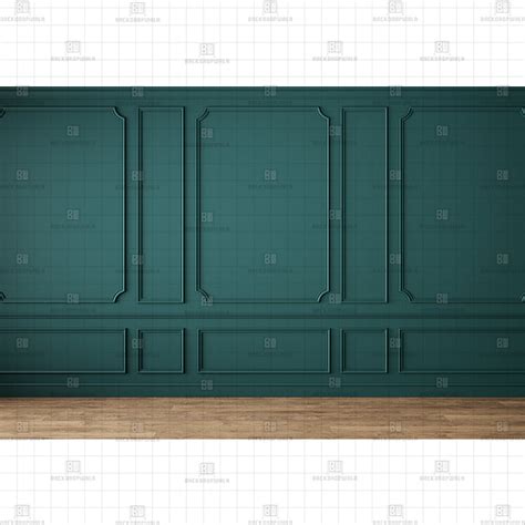 Emerald Green Wainscot backdrop Printed Baby Backdrop – Backdropwala