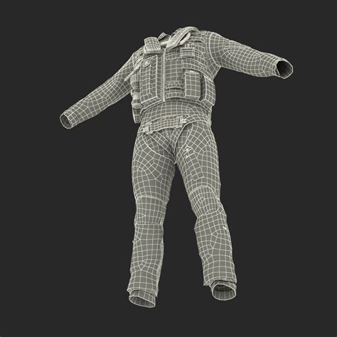 US Military Jet Fighter Pilot Uniform 3 3D model | 3D Molier International