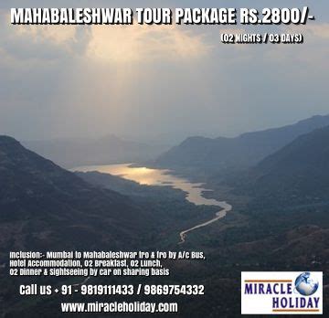 Best 3 Days Mumbai to Panchgani Beach Holiday Package | Mahabaleshwar ...