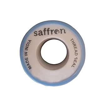 Saffron 12mm x 12mtr Ptfe Thread Seal teflon Tape (Pack Of 10, Sky Blue ...