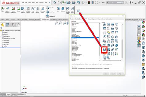 Image result for How to Bind a Command SolidWorks