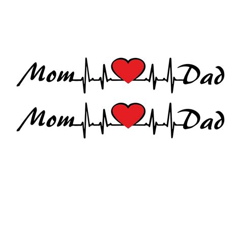 ISEE 360® Mom Love dad Sticker for Bike Compatible with Pulser 200ns ...