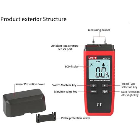 UNI-T UT377A Digital Wood Moisture Meter Hygrometer India | Ubuy