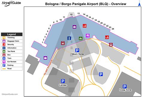 Bologna - Bologna / Borgo Panigale (BLQ) Airport Terminal Maps ...