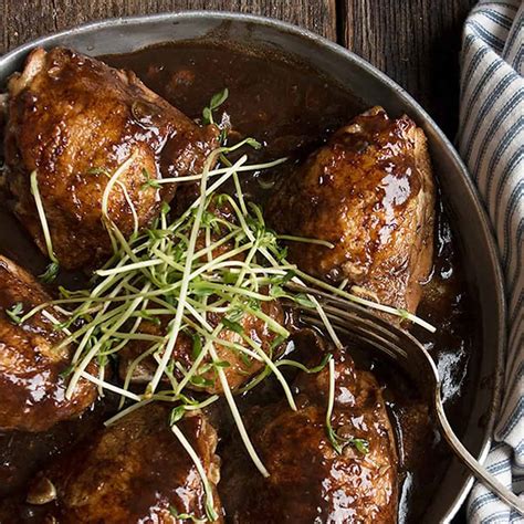 Balsamic Chicken Thighs - Seasons and Suppers
