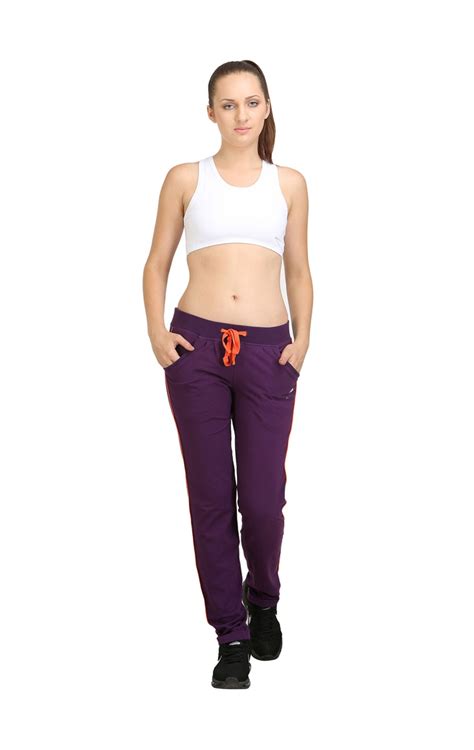 Buy Bodyactive Women Dark Purple Trackpant-LL1-DPU Online | Bodycare