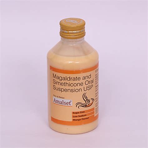 Amalset - Magaldrate and Simethicone Oral Suspension USP - Biomax ...