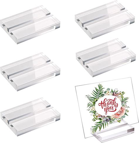 Acrylic Place Card Holder | Best ideas for rehearsal dinner favors