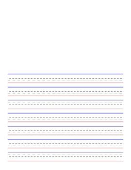 Handwriting Template with Drawing Box by Leeann Hogue | TPT
