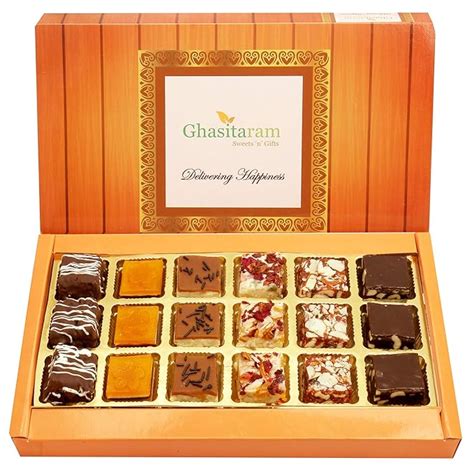 Ghasitaram Gifts Special Ghasitaram Sweets Box 18 Pcs |Gift for Diwali ...