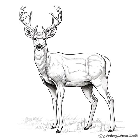 Big Buck Coloring Pages - Free & Printable!