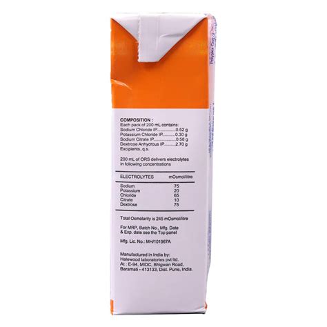 Raft Ors Orange Flav 200Ml Price, Uses, Side Effects, Composition ...