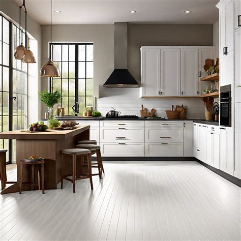 15 White Kitchen Floor Ideas to Transform Your Space