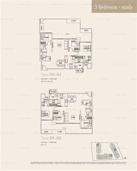 Stacked homes - The Lakefront Residences Singapore Condo Floor Plans ...
