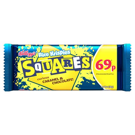 Kellogg's Rice Krispies Squares Curious Caramel & Chocolate 36g ...