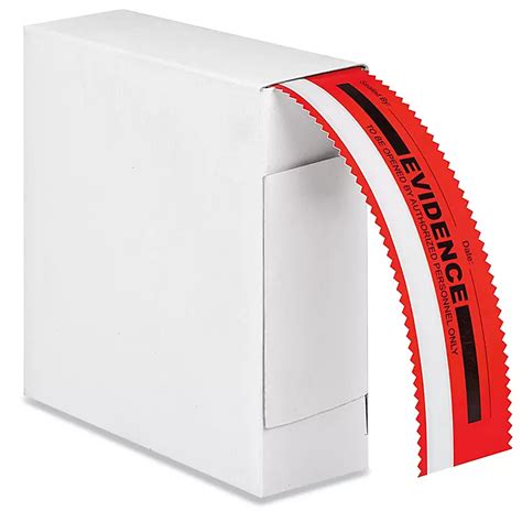 Evidence Security Tape - 1 1/4" x 36 yds S-24877 - ULINE