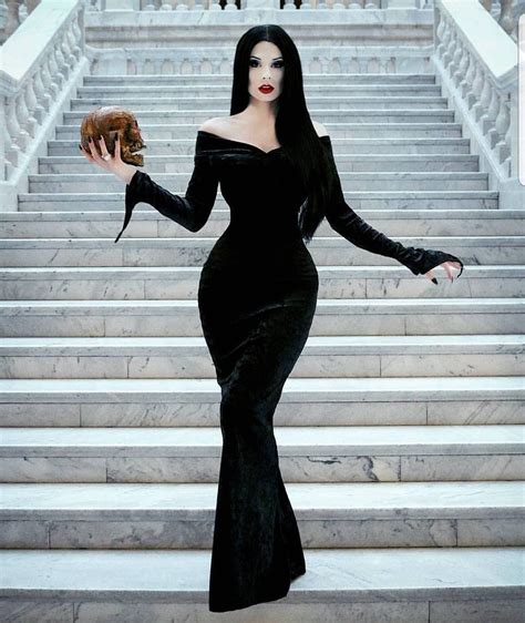 Morticia Addams Costume Diy - DIY Craft Ideas