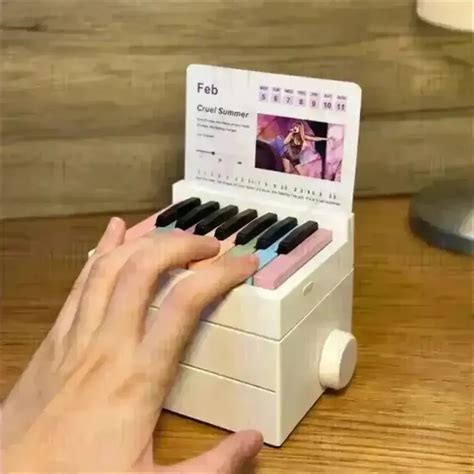 Taylor Swift Piano Calendar with Musical Sheets