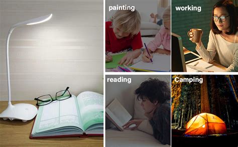 Buy Tradehub Study lamp Rechargeable Led Touch On Off Switch Student ...