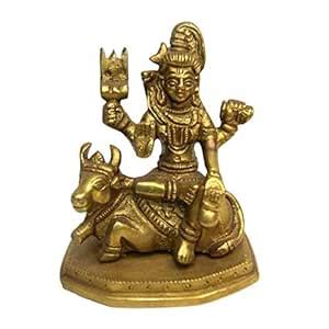 Buy THC- Astadhatu (8 Metals) Mixed 100% Pure Brass Made Lord Shiva ...