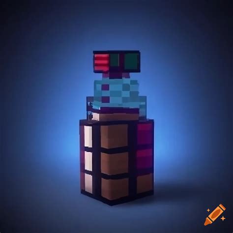 Minecraft map in a glass bottle