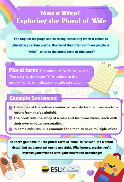 What is the Plural of Wife? - ESLBUZZ