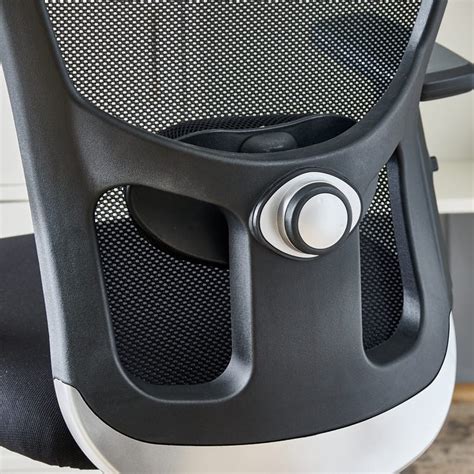 Buy Yuva Jade Mesh Mid Back Office Chair - Black from Home Centre at ...