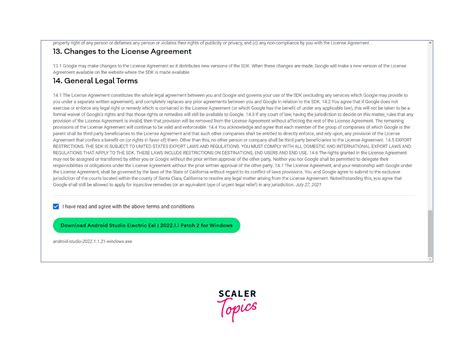 android studio hello world example code 的图像结果
