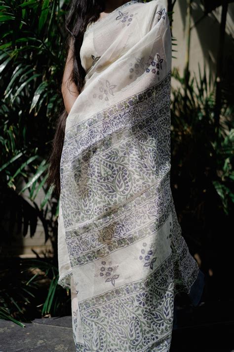 Evergreen printed Kota saree - Bagh- Malati