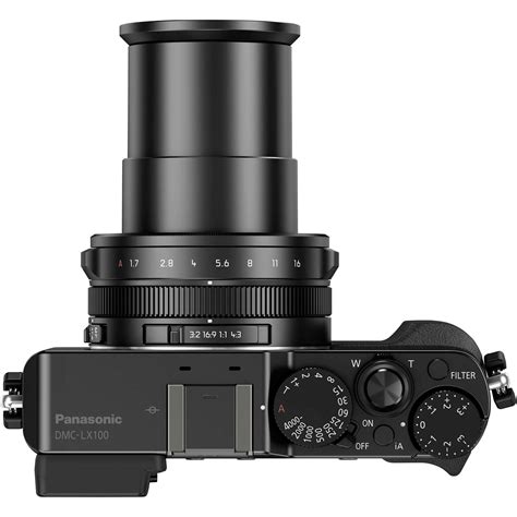 Panasonic Lumix DC-LX100 Black WiFi 4K Digitalni kompaktni fotoaparat ...