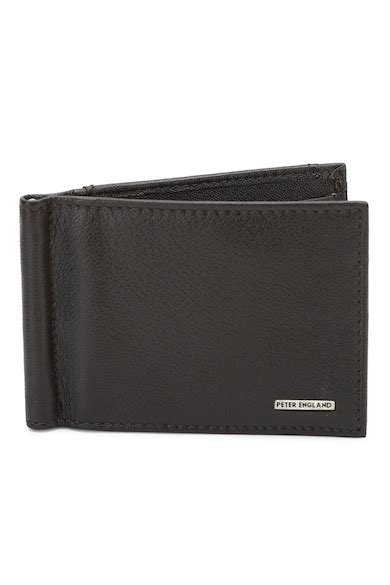Buy Men Black Textured Leather Wallet Online - 649151 | Peter England