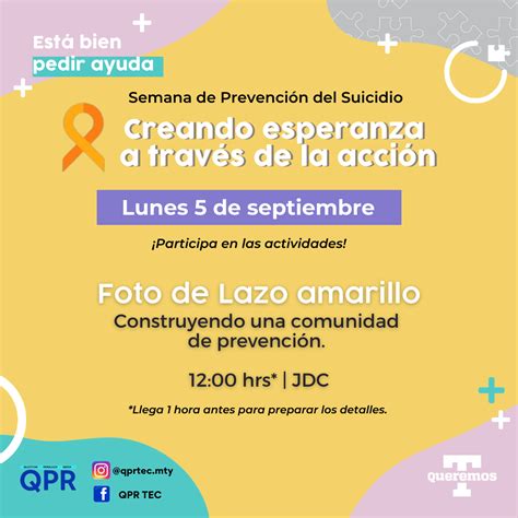 Lazo amarillo: Constuyendo una comunidad de prevención. - IASP