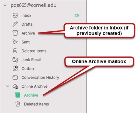 Outlook Online Archive | IT@Cornell