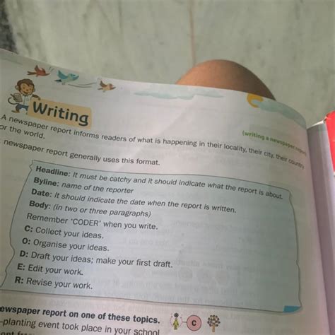 Tell me report writing Format for class 7 QUICKLY !! - Brainly.in