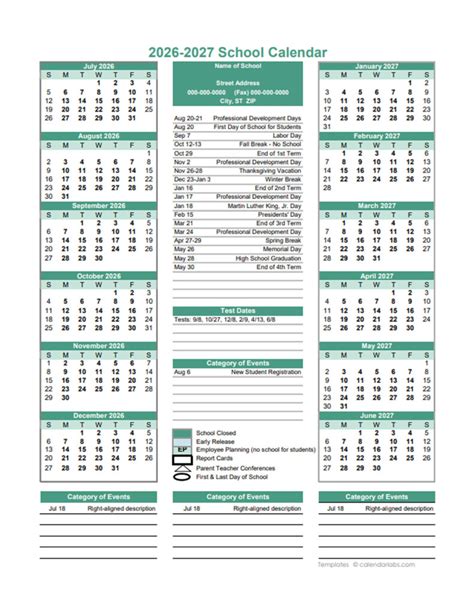 Ousd School Calendar 2026-2027 - Calendars2026.net