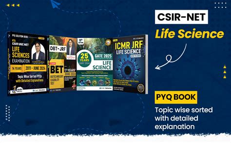 Buy Life Science CSIR NET / DBT-JRF / GATE / ICMR Previous Year ...