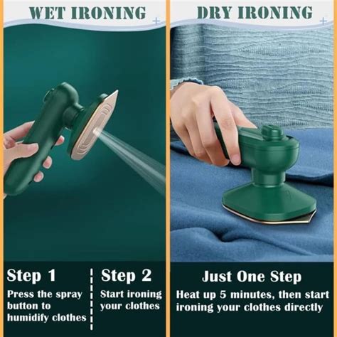 Efficient Portable Steam Iron for Travel - Stay Wrinkle-Free – Grab It Go