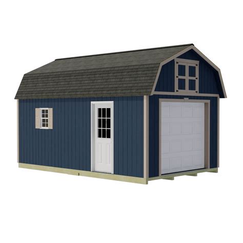 Best Barns Maker's Loft 12X16 Wood Garage Kit