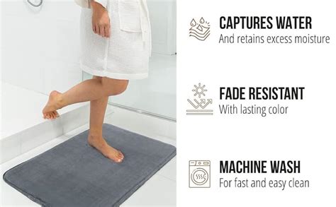 Buy BSB HOME All Purpose Non Slip Anti-Skid - Memory Foam Door Mat ...