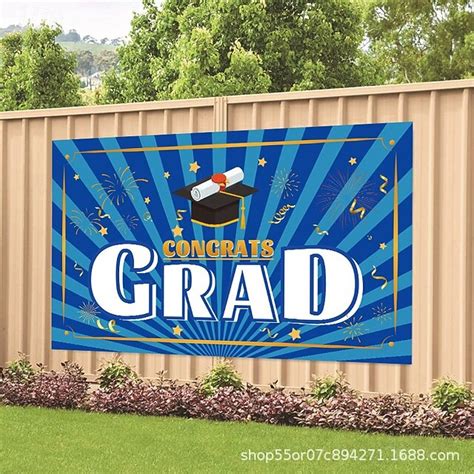 Pancarta de felicitaciones para graduados fondo de graduación ...