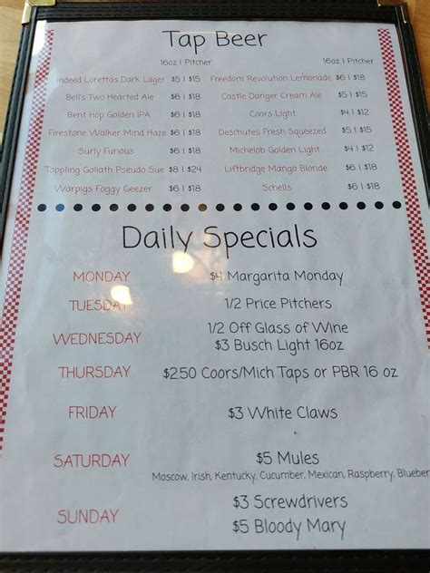 Newt's Apple Valley Menu - Updated October 2025