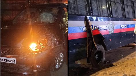 Mumbai News: 80-Year-Old Man Rams Car Into Police Van At CST Junction ...