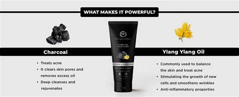 The Man Company Activated Charcoal Face Wash for Men | Ylang Ylang ...