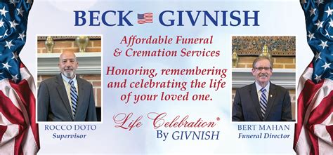 Life Celebration By Beck-Givnish Welcomes Two Experienced Levittown ...