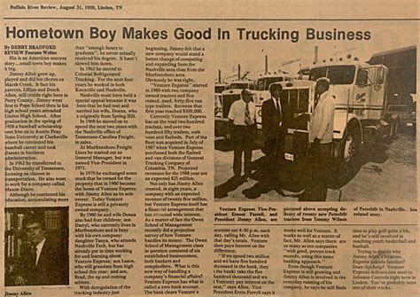 Our History | Venture Express