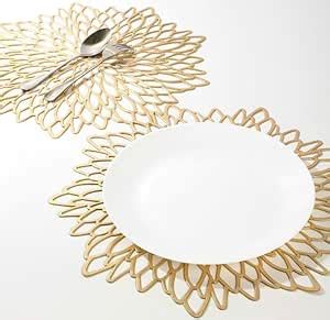 Buy LaVichitra® Dinning Table Circle placemat Washable Anti Skid Heat ...